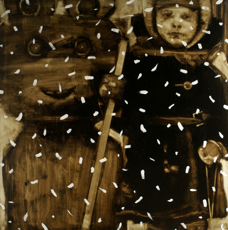 painting from the series "First Snow"