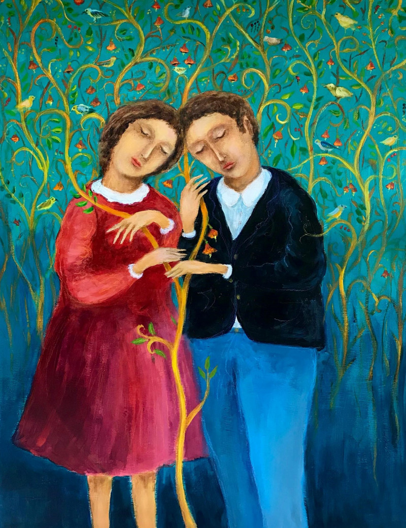 painting Сад