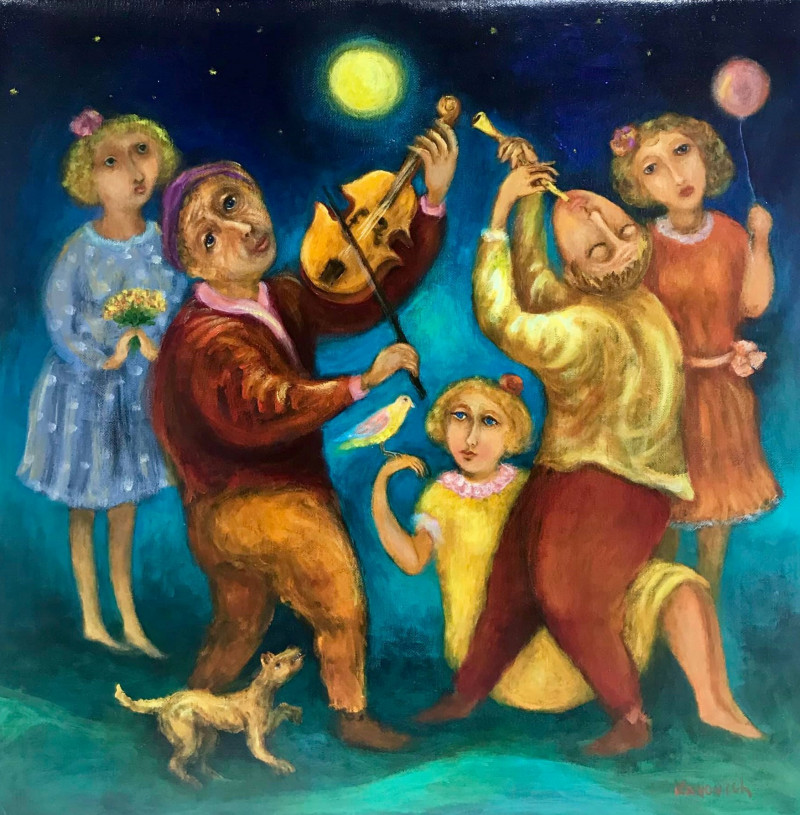 painting Какая прекрасная ночь!