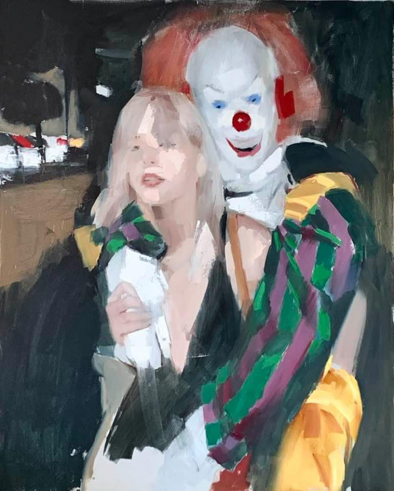 painting Клоун