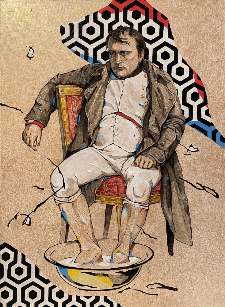 painting Наполеон с тазиком