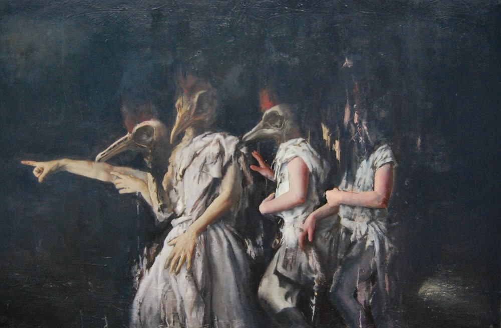 painting Four women