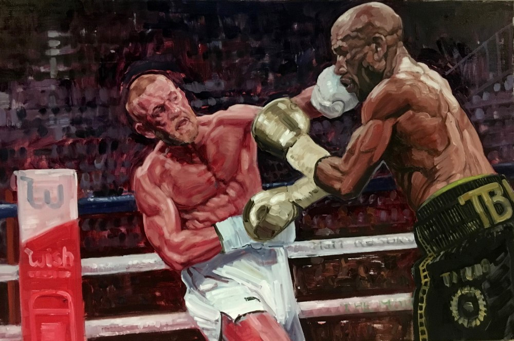 painting LEFT HOOK