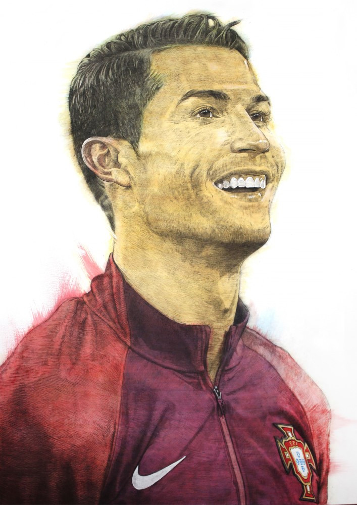 painting Ronaldo
